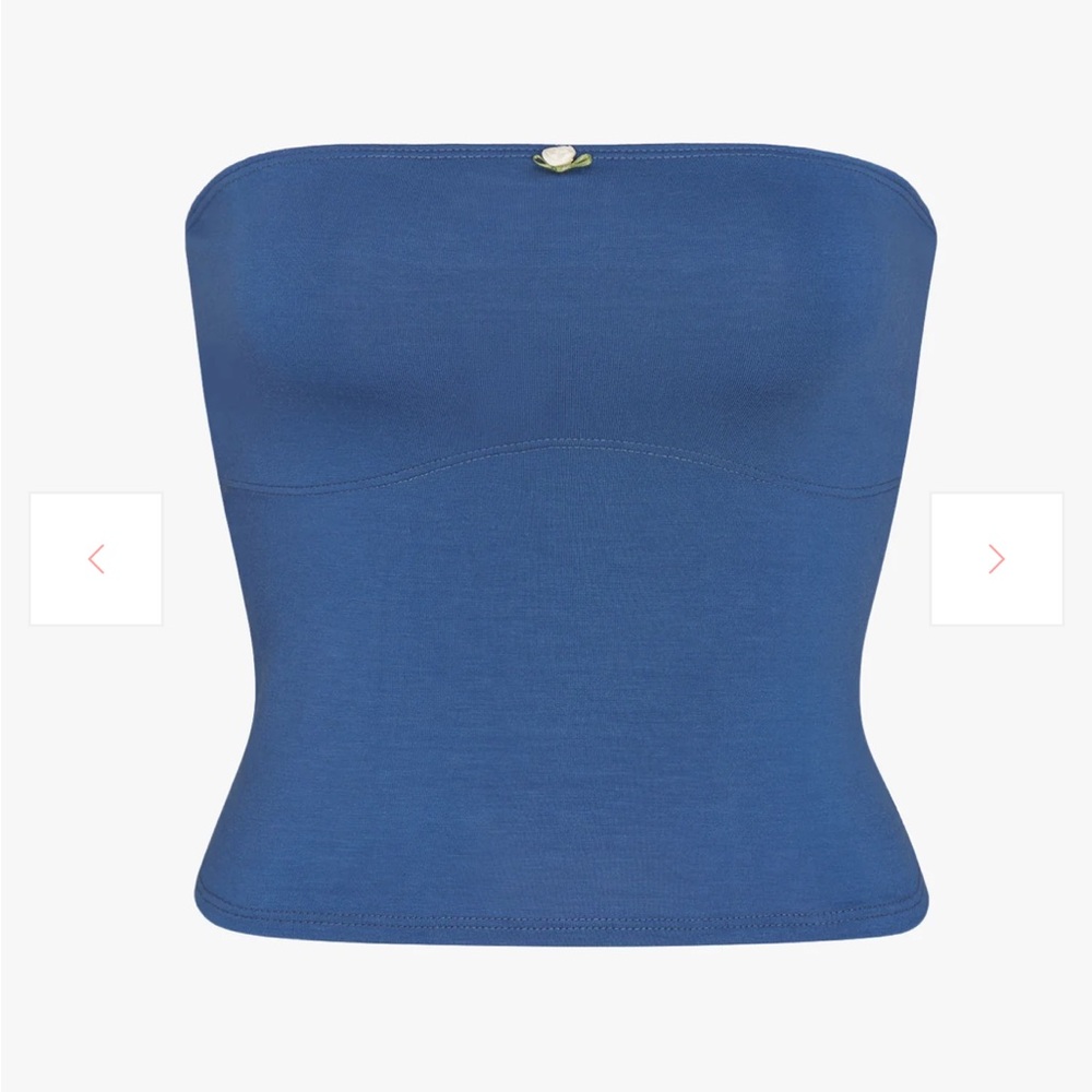 Sold ! Rat Boi ~ LINED CONTOUR TUBE TOP IN LAZULI